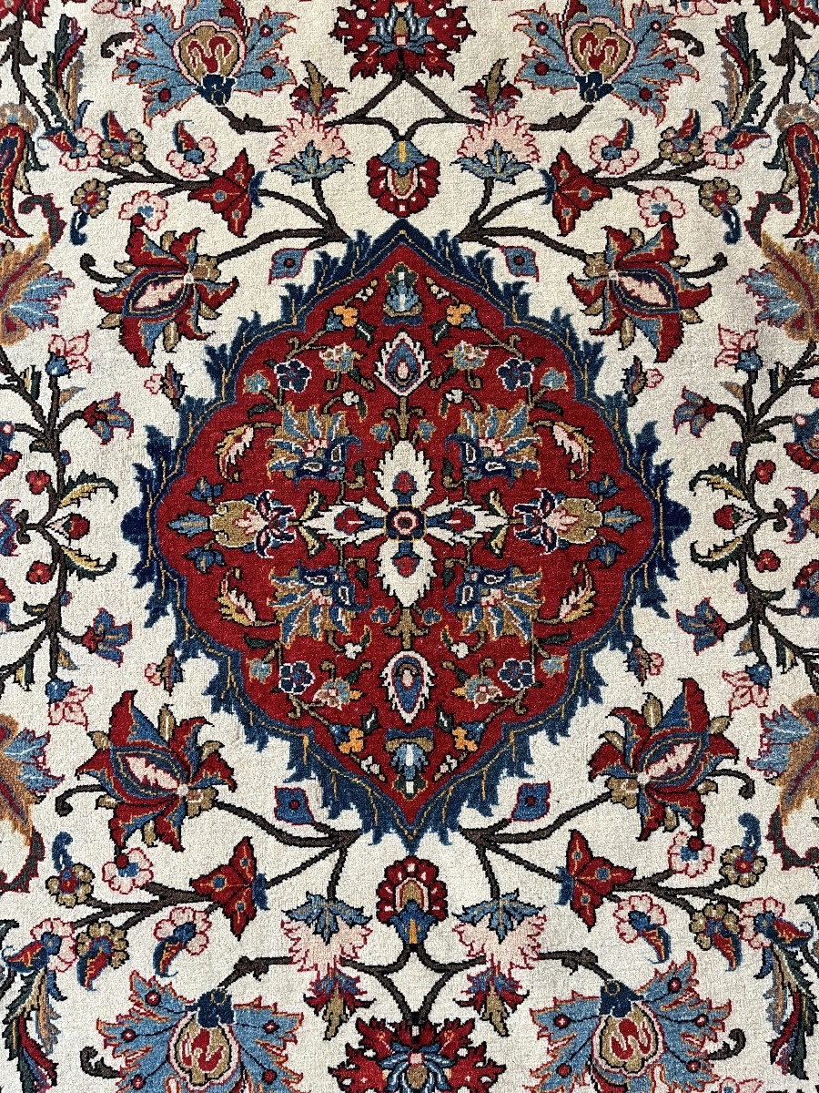 Tapis persan "Ghom" 209cmX143cm-photo-2