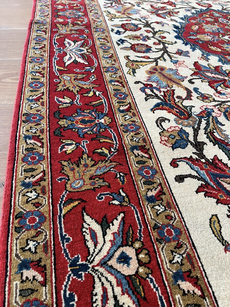 Tapis persan "Ghom" 209cmX143cm-photo-4