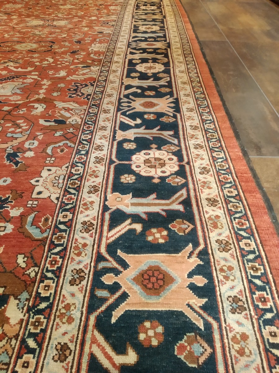 tapis persan "Hériz" 405cmX288cm-photo-3