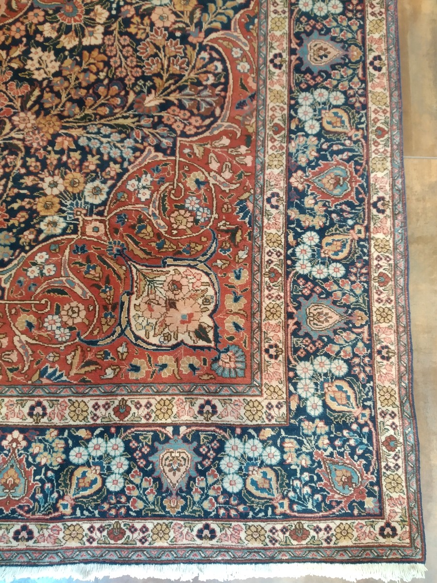 Tapis persan "Tabriz" 381cmx273cm-photo-3