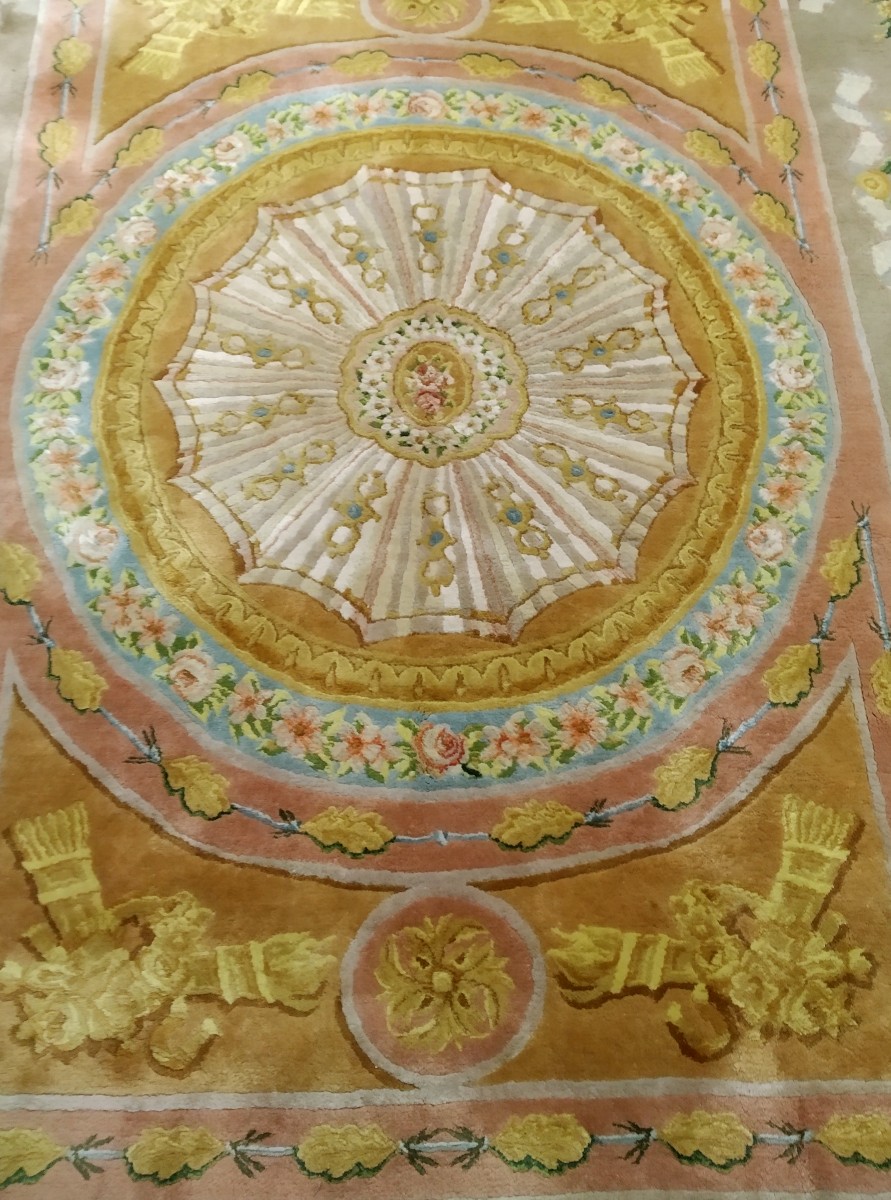 Tapis de la savonnerie  ou Aubusson 378cmX300cm-photo-3