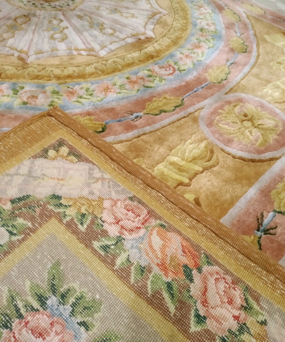 Tapis de la savonnerie  ou Aubusson 378cmX300cm-photo-4