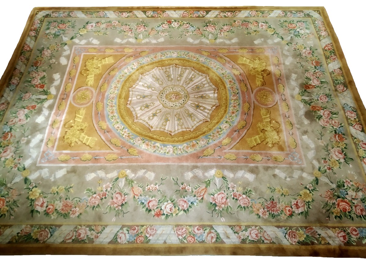 Tapis de la savonnerie  ou Aubusson 378cmX300cm