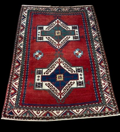 Antique "kazak" Rug 230cm X 157cm