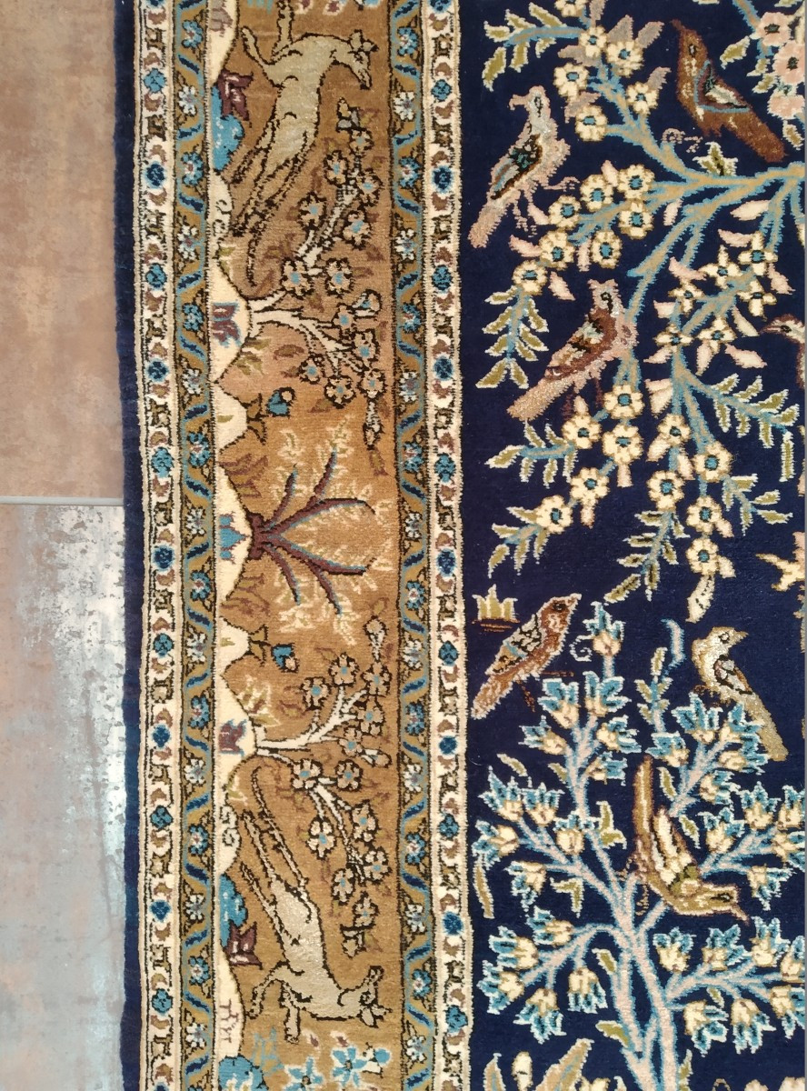 Persian Rug "ghom" 228cmx142cm-photo-3