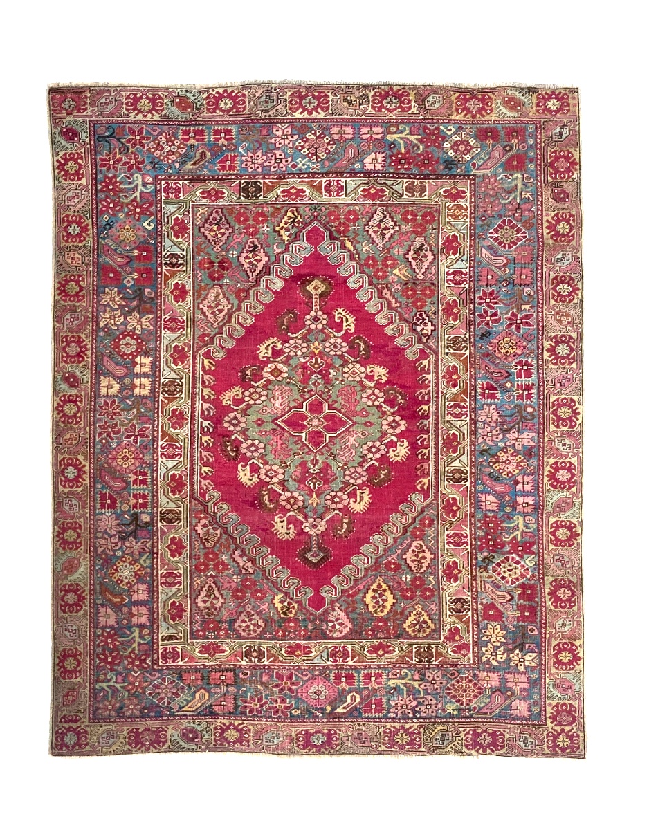 Antique Turkish Rug "yordès" 226cm X 181cm