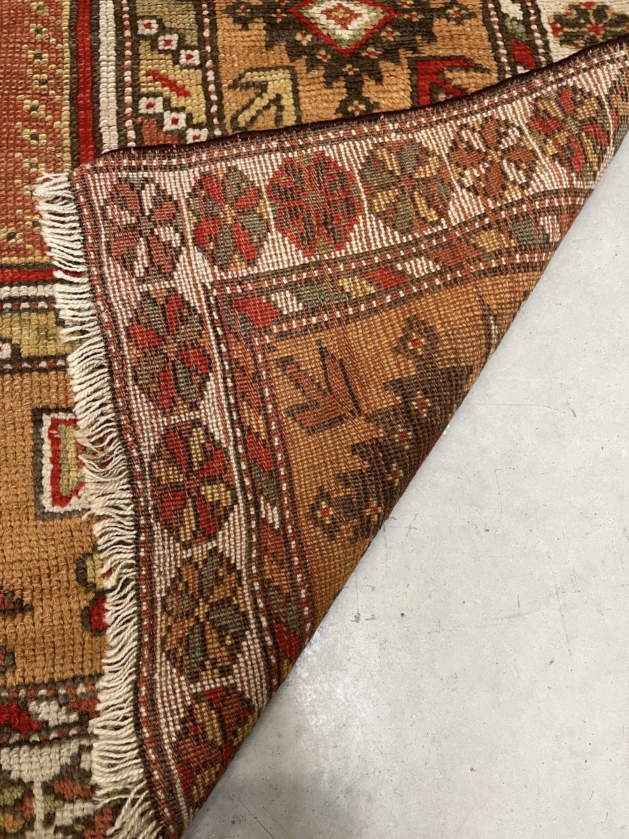 Antique Turkish Melas Rug, Early 19th Century-photo-2