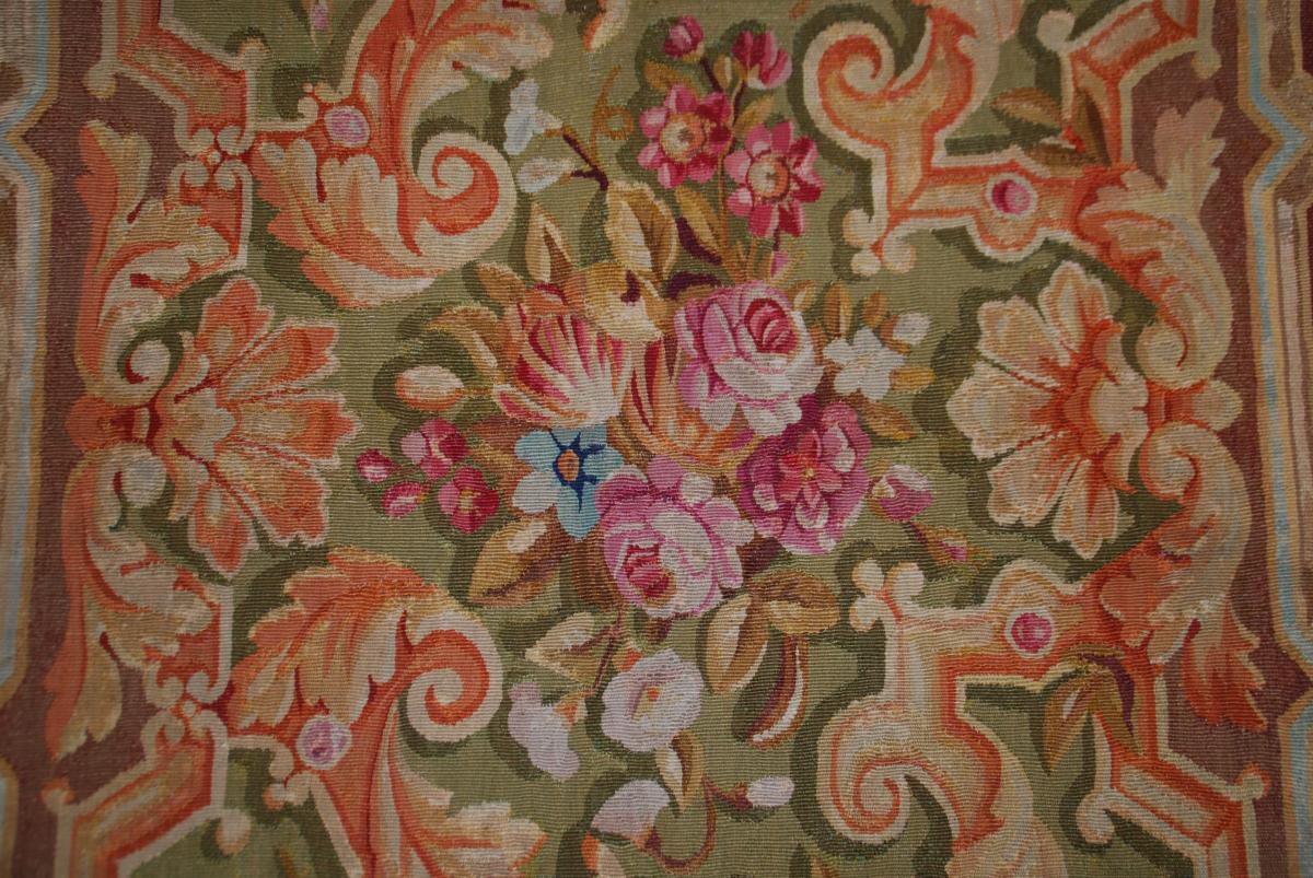 Tapis Français Aubusson XIXème 240cmx120cm