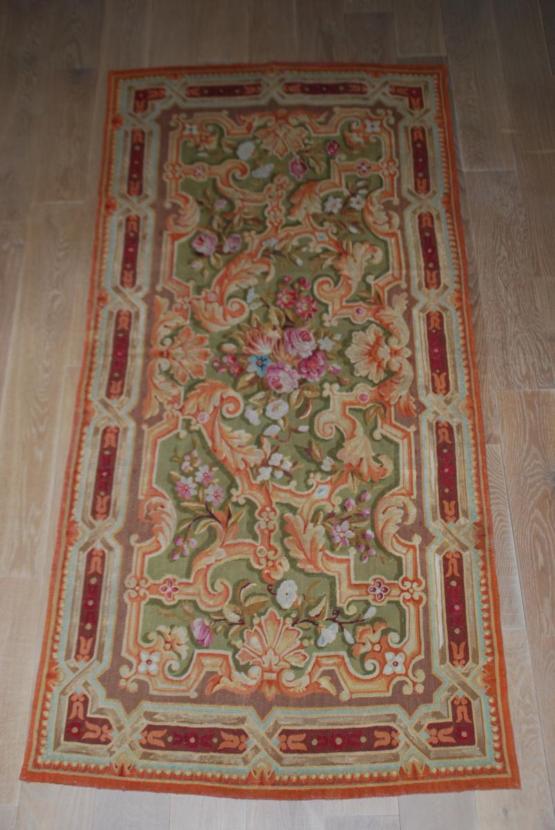 Tapis Français Aubusson XIXème 240cmx120cm-photo-2