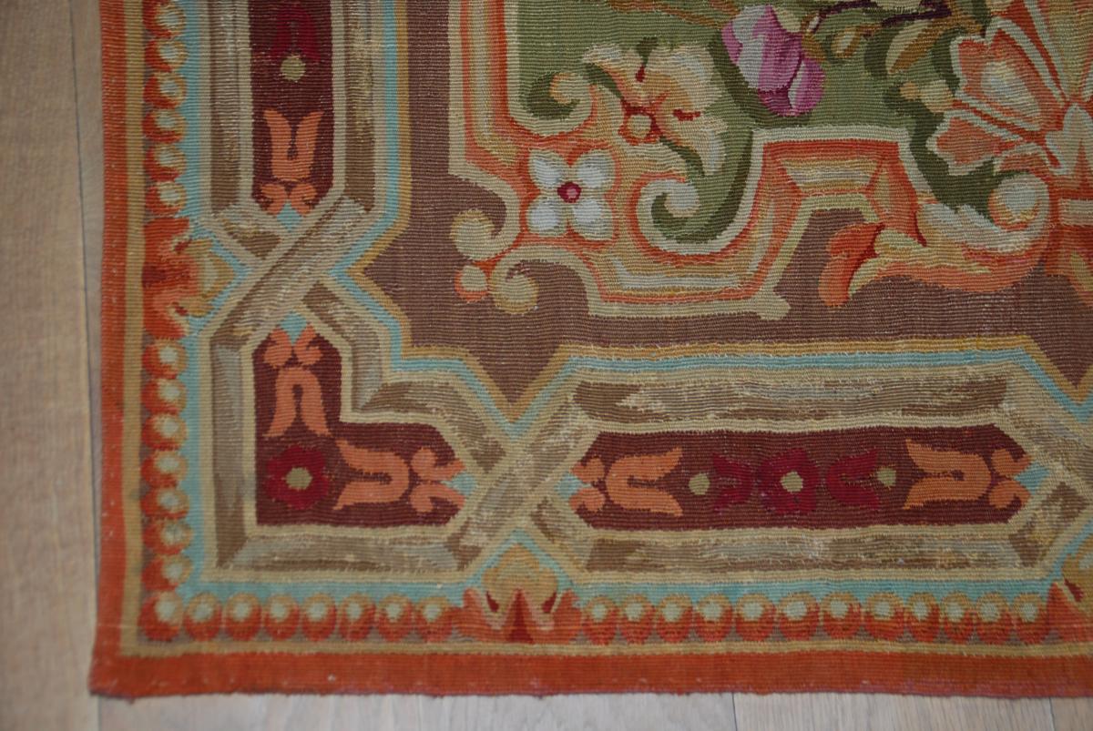 French Carpet Aubusson Nineteenth 240cmx120cm-photo-3