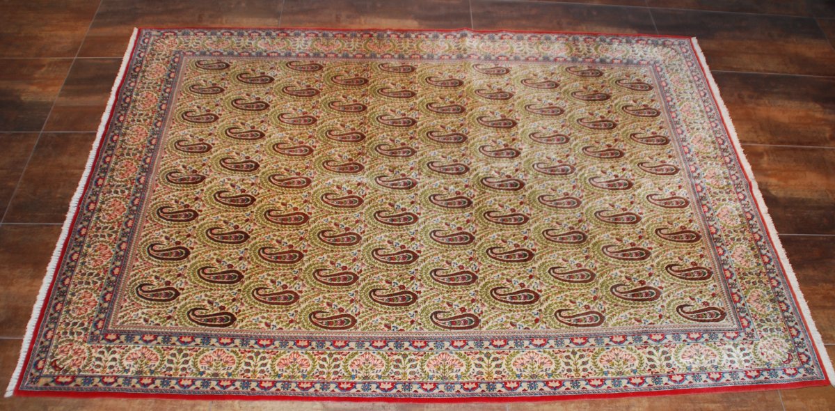 Tapis ancien "Ghom" 350cmX223cm-photo-2