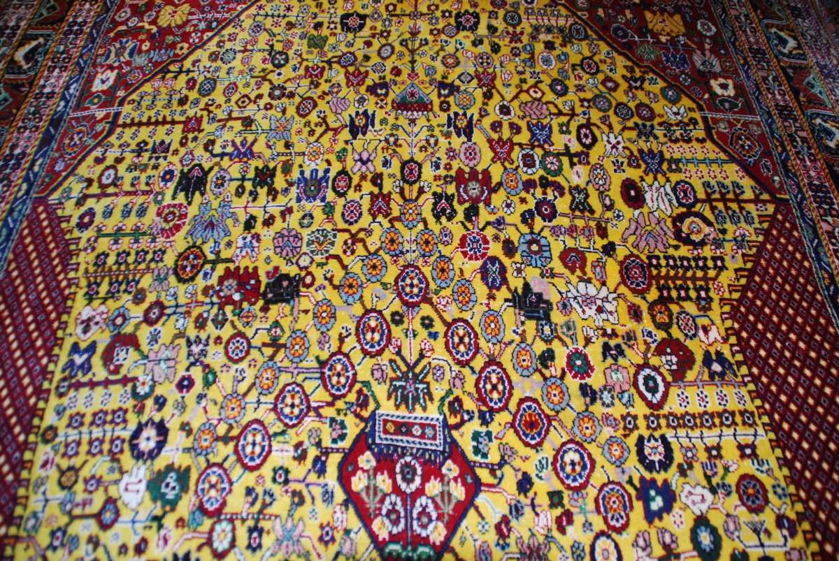 tapis ancien "Gashgai" 307cmX214cm-photo-3