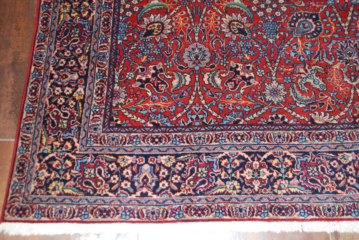tapis ancien "Tabriz" 325cmX232cm-photo-2