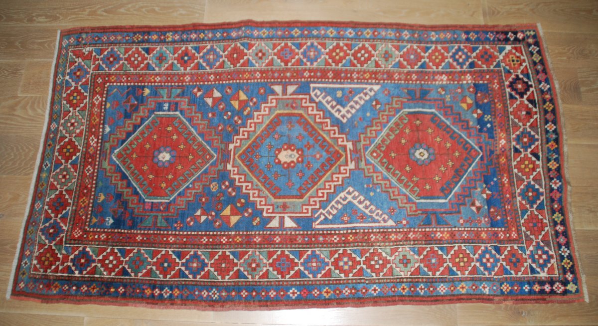 Old Carpet "kazak" 212cmx122cm