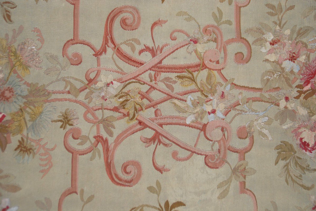 Tapis Français Aubusson  XIX eme 177cmx124cm-photo-2