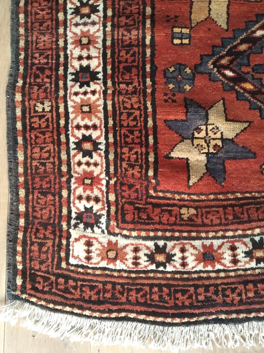 Old "kazak" Rug 232cm X 139cm-photo-4