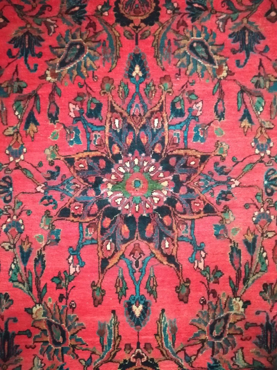 Persian Carpet "sarouk" 200cmx137cm-photo-2