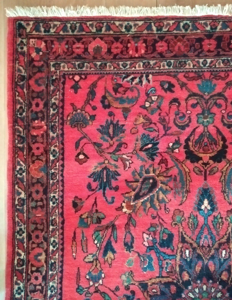 Persian Carpet "sarouk" 200cmx137cm-photo-3
