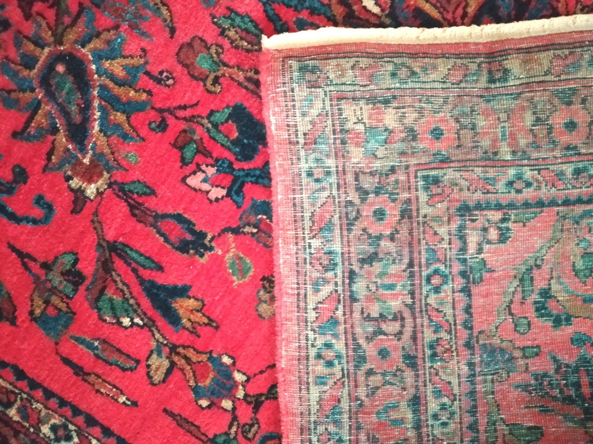 Persian Carpet "sarouk" 200cmx137cm-photo-4