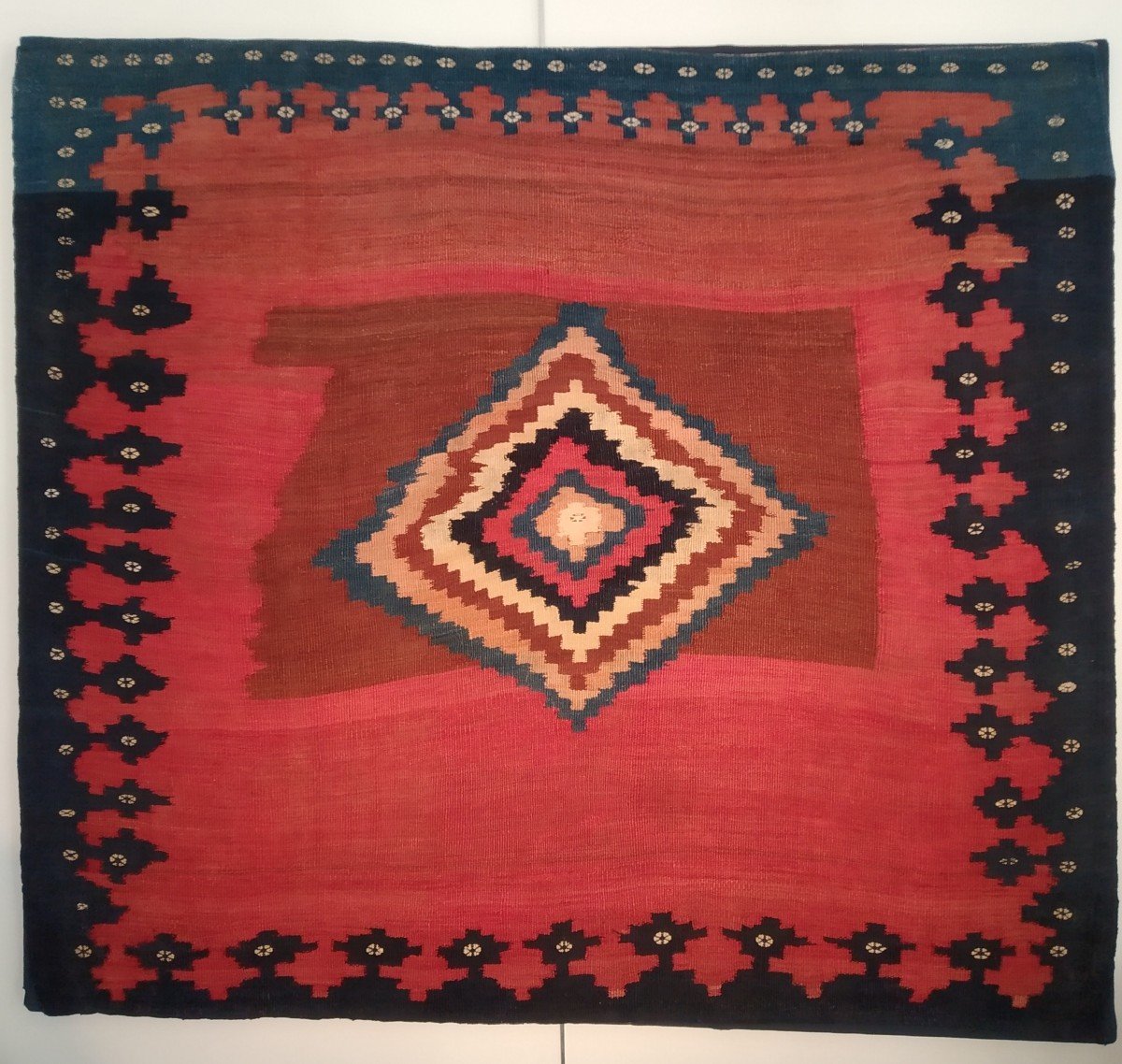 tapis kilim "sofreh" 119cmx107cm