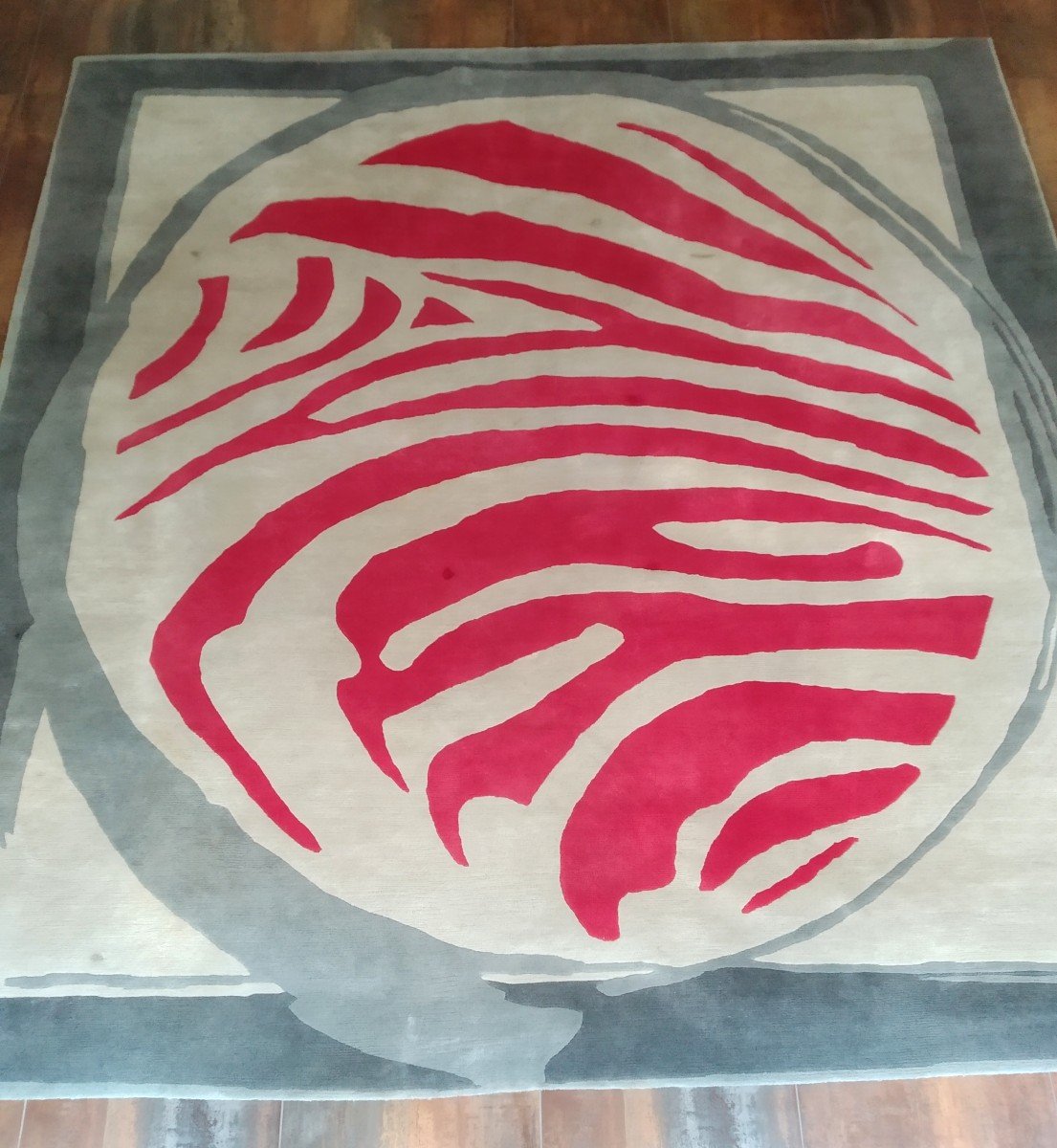 Large Contemporary Square Rug 358cmx346cm-photo-2