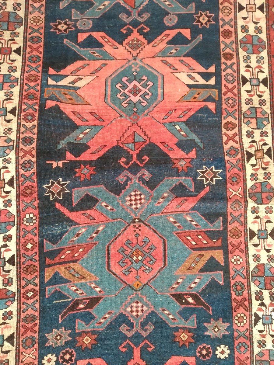 Old "kazak" Rug 275cmx130cm-photo-3