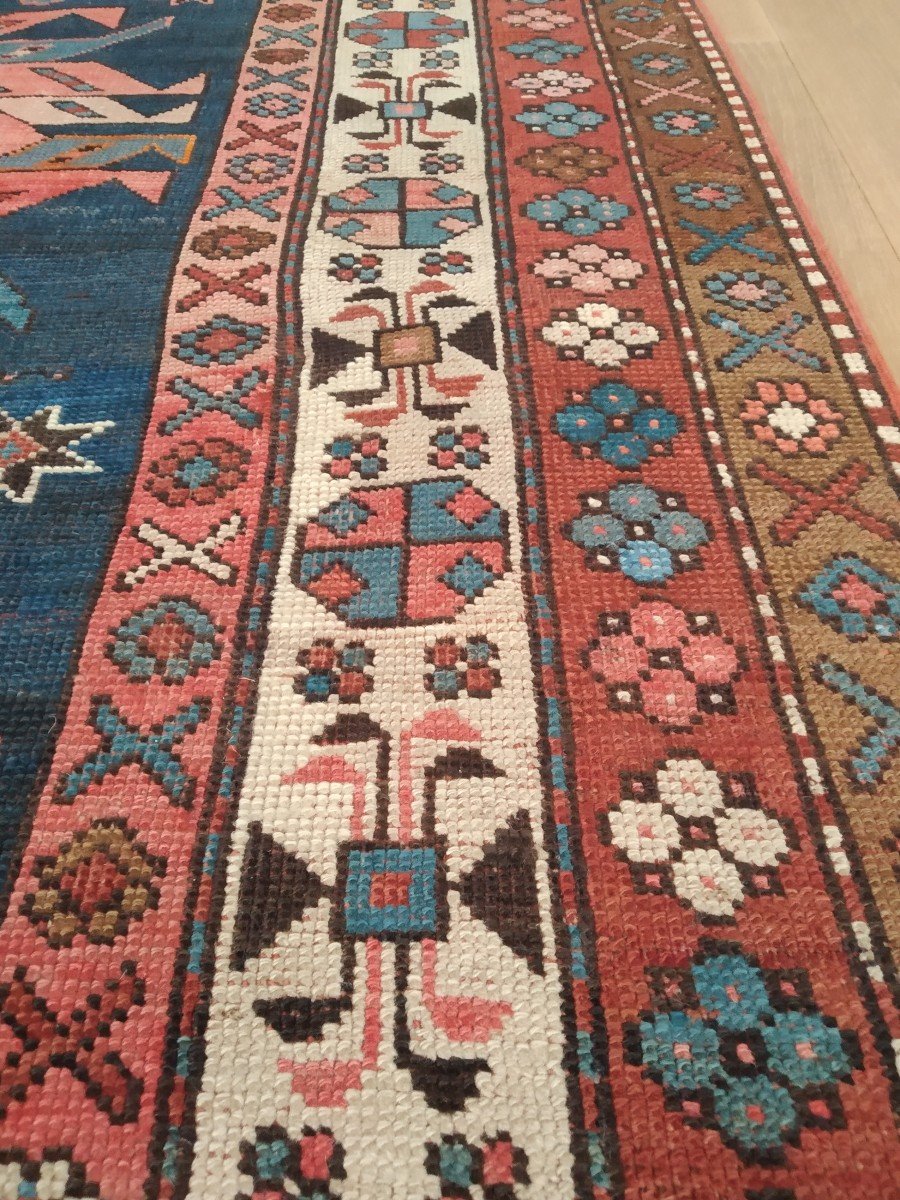 Old "kazak" Rug 275cmx130cm-photo-4