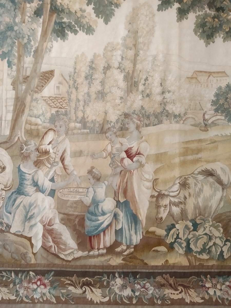 Aubusson Tapestry 296cmx227cm-photo-3