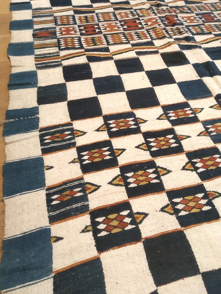 African Textile Fulani Blanket 454cmx136cm-photo-3