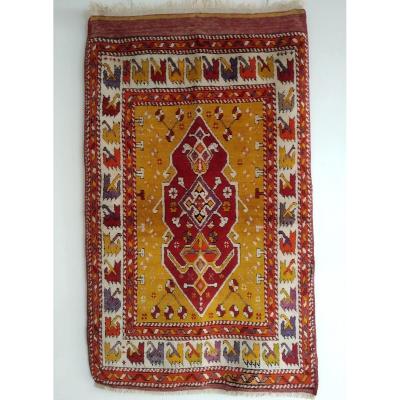 tapis ancien "Bergame" 143cmX95cm