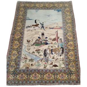 tapis persan "Tabriz"  ancien 185xmx137cm