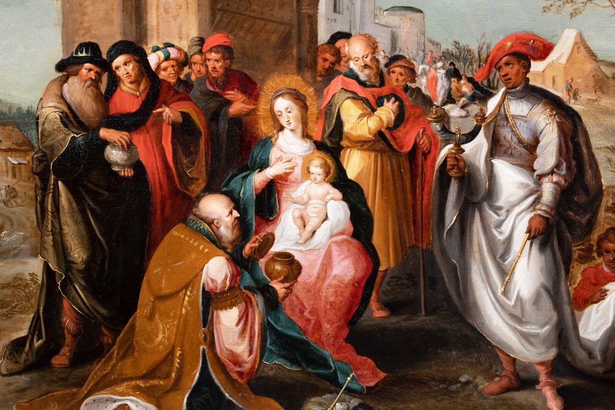 Adoration Of The Magi. Frans II Francken (1541-1642)-photo-3