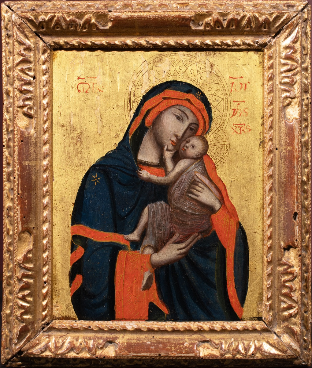 La Vierge à l'enfant. Époque XVIIe siècle