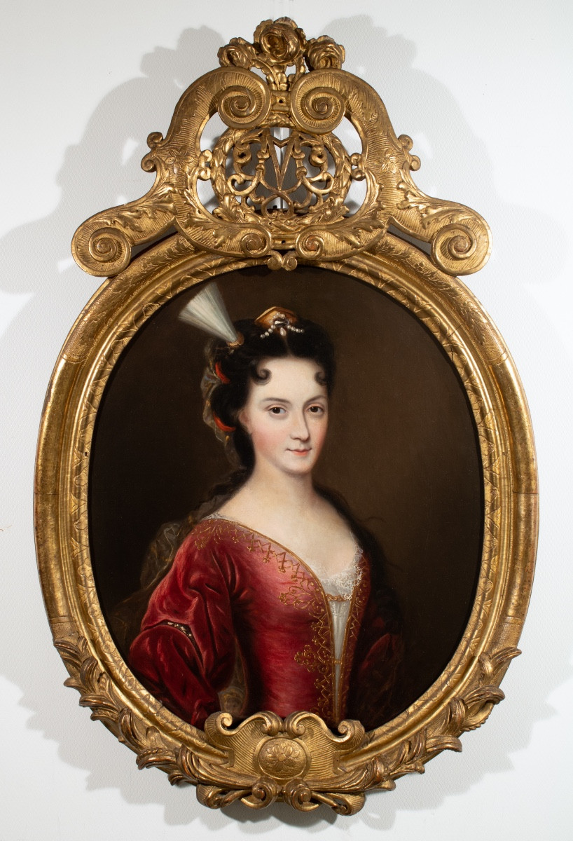 Portrait Of A Young Lady Of Quality. François De Troy & Workshop, 17th Century.