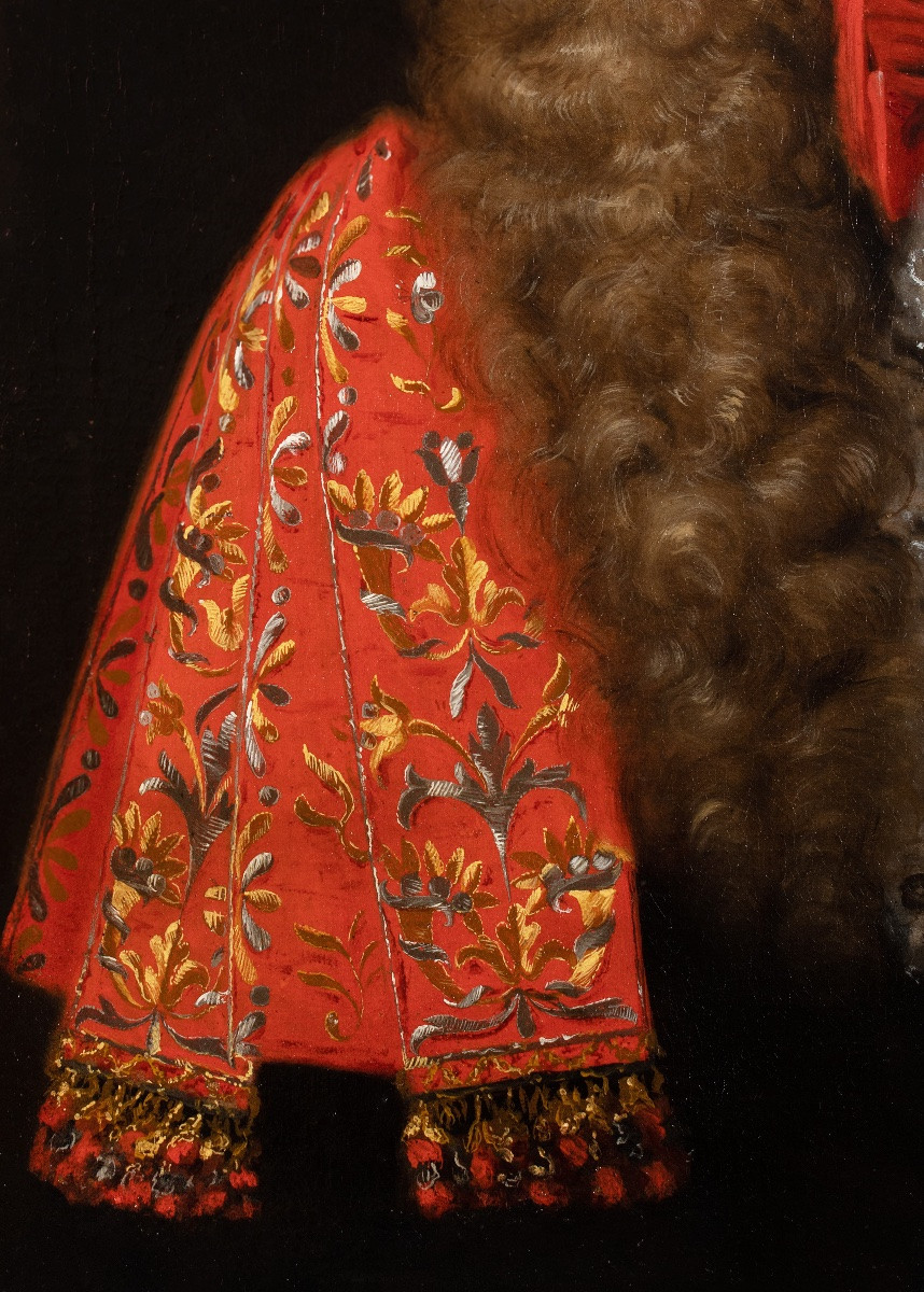 Portrait d’un jeune prince Romain. Jacob Ferdinand Voet (Anvers 1639-Paris 1700) & Atelier-photo-3