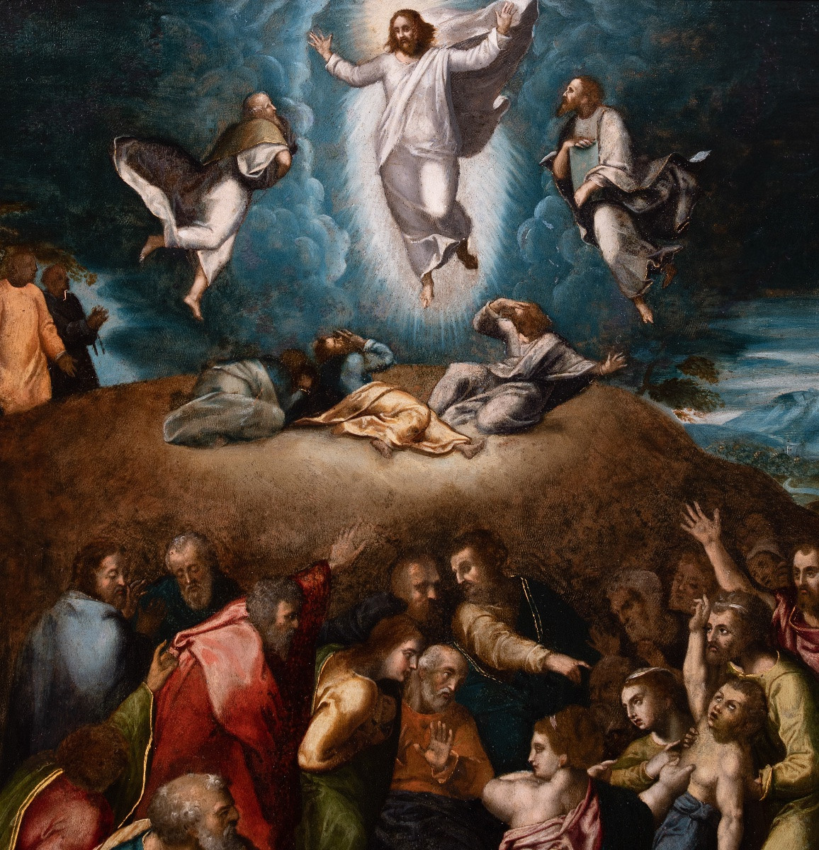 La Transfiguration – École flamande du XVIe siècle-photo-2