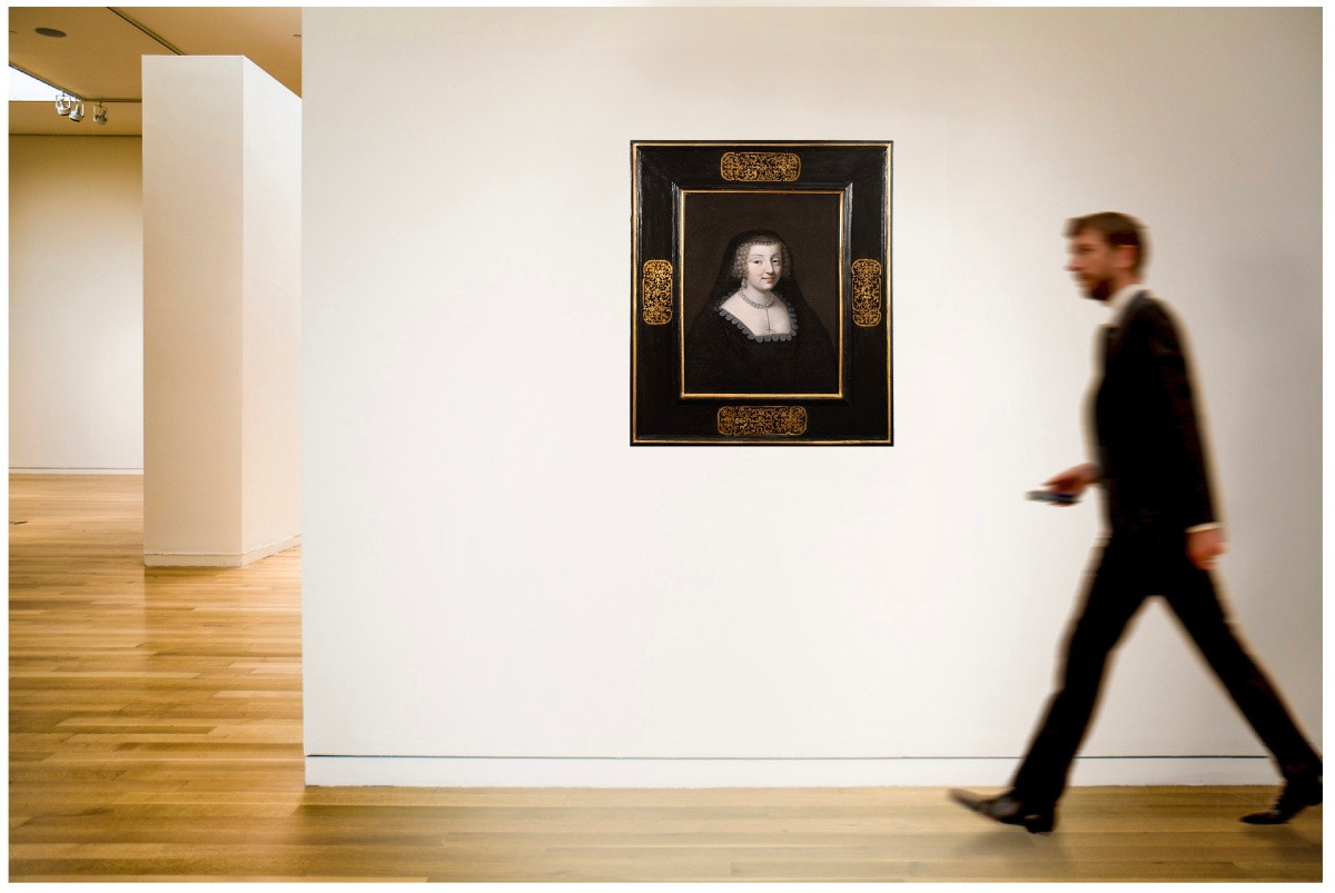 Portrait Of Anne Of Austria (circa 1643). 17th Century-photo-4