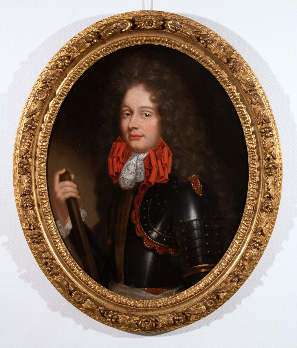 Portrait Of A Young Knight In Armor. 17th Century