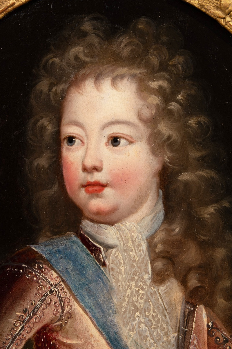 Portrait du Duc de Berry enfant. École française du XVIIᵉ siècle-photo-2