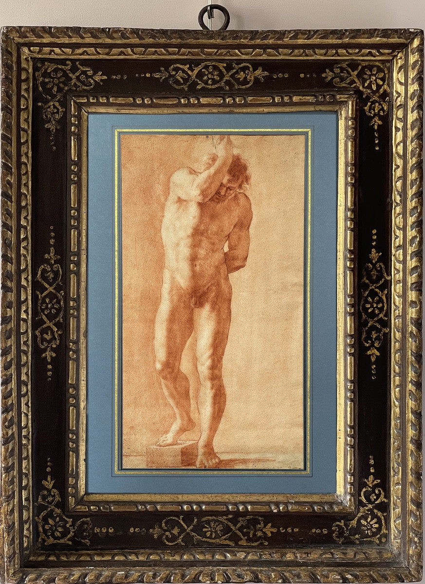 Académie d’homme. Attribuée à Ubaldo Gandolfi (1728–1781)