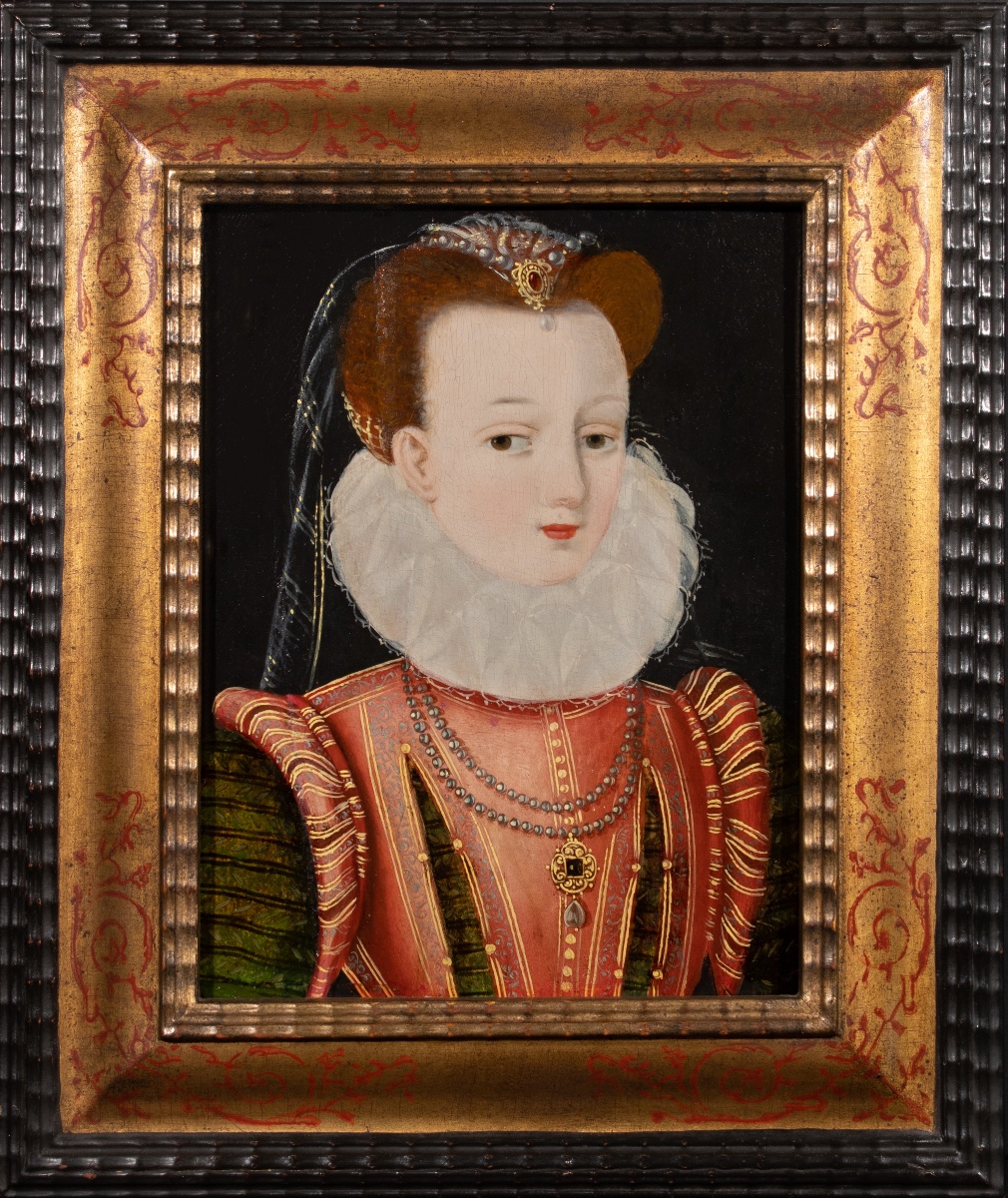 Portrait Of A Young Princess. 17th-century French School, Circa 1600