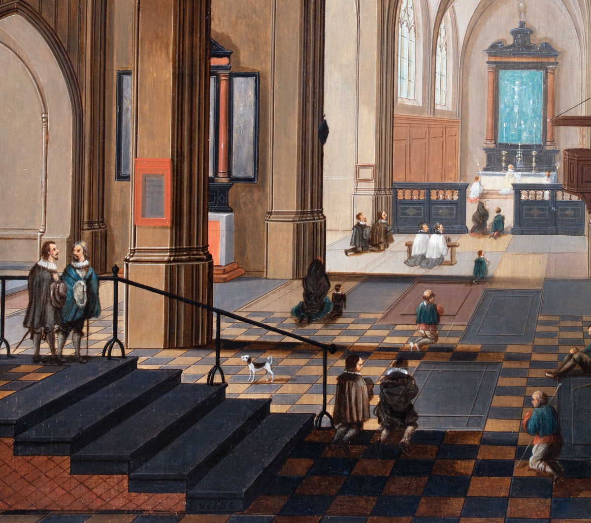 Pieter Neefs le Jeune (1620–1675) — Intérieur de la Cathédrale d’Anvers-photo-2