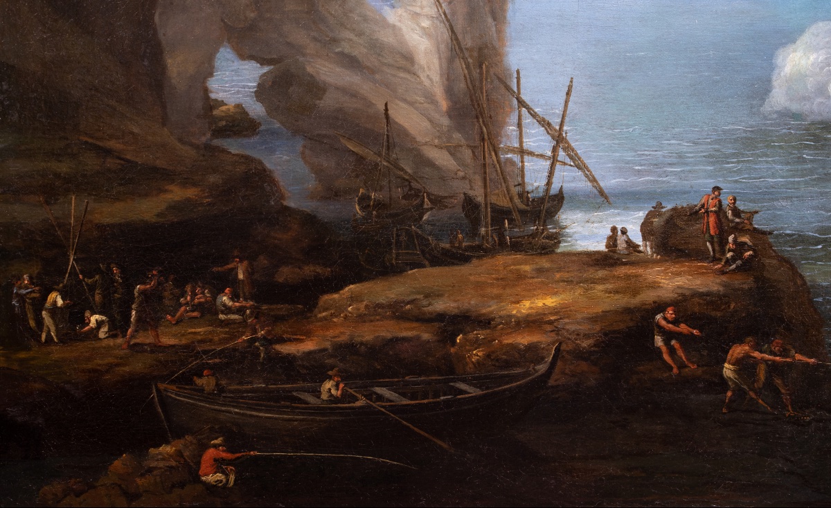 Jean Baptiste De La Rose, 1612–1687. Mediterranean Seascape Featuring The Royal Galley “la Réale”-photo-3