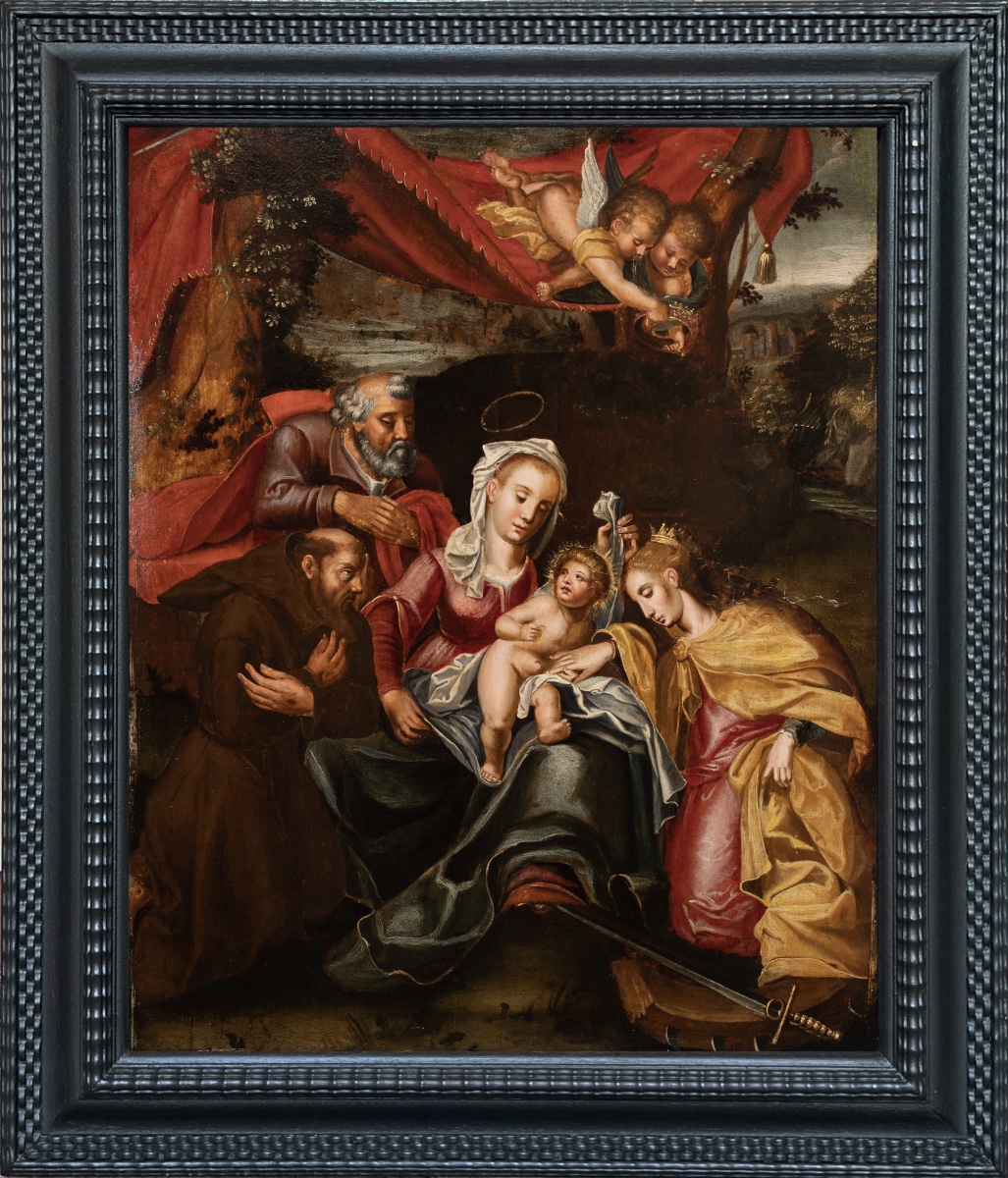 Le Mariage mystique de sainte Catherine. Entourage d’Otto van Veen (1556–1629)
