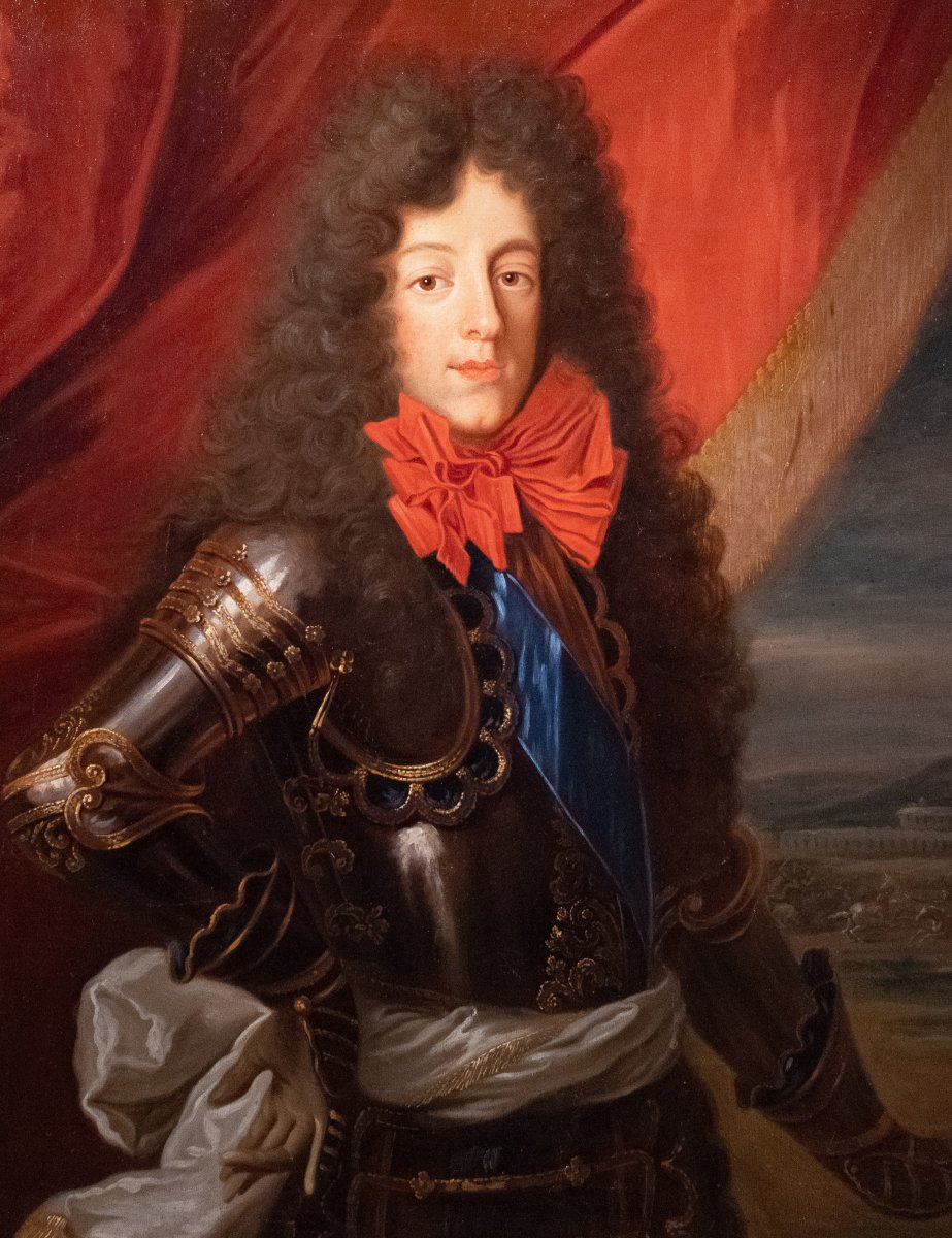 François De Troy (1645-1730) Atelier De. Portrait De Louis III De Bourbon-condé-photo-2