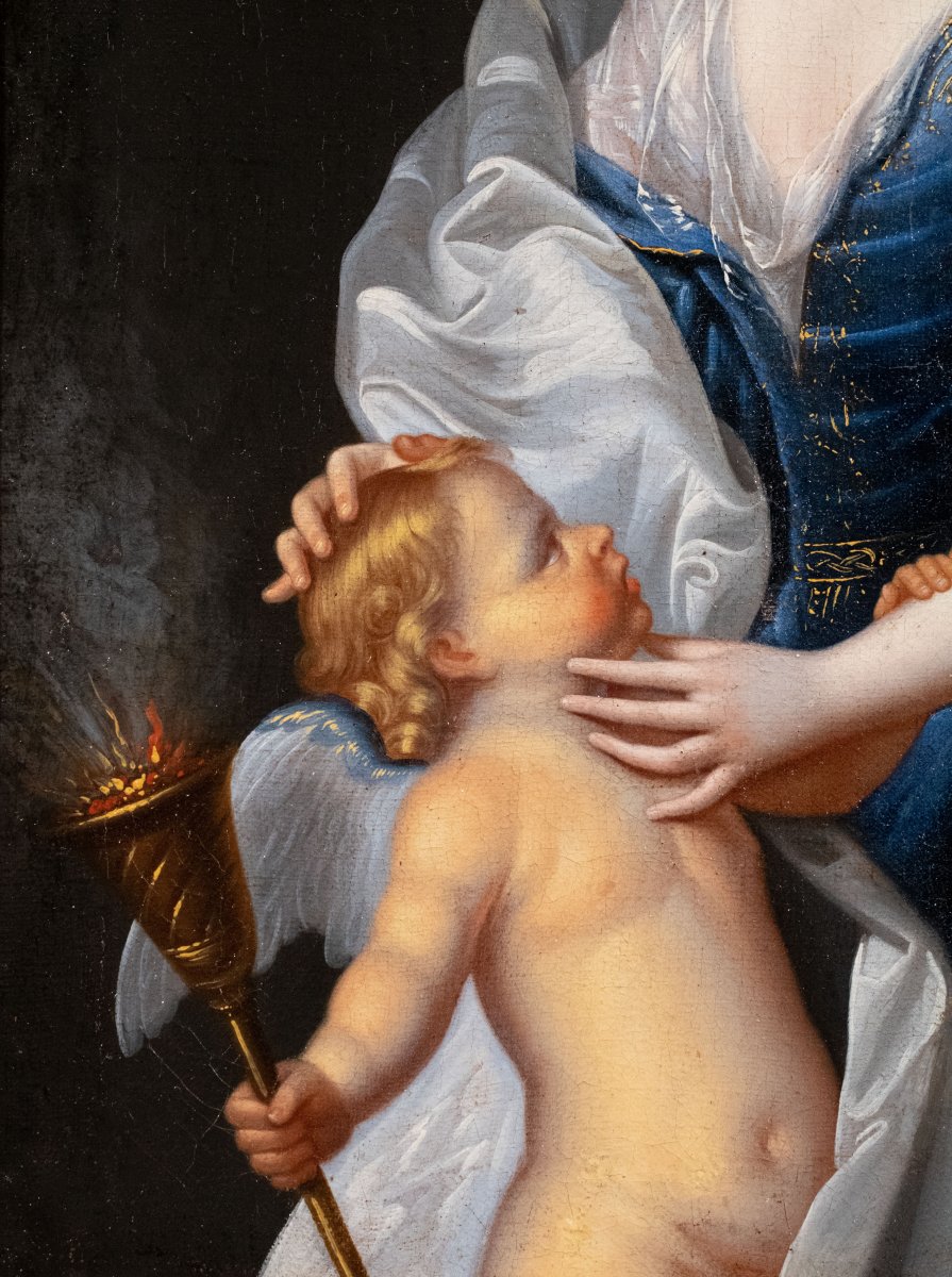Allegory Of The Four Seasons. Workshop Of François De Troy (1645-1730)-photo-7