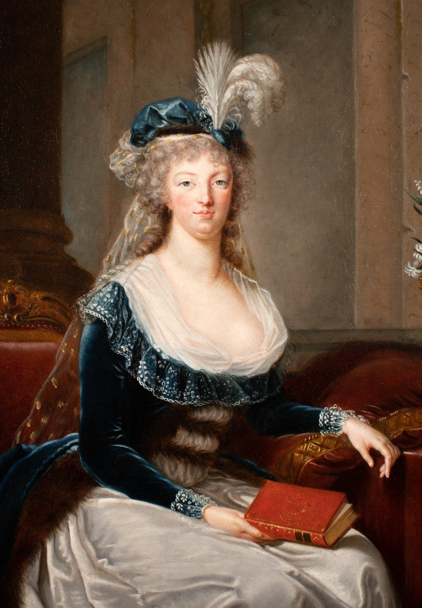Marie-Antoinette Reine de France-École Française du XVIIIème Siècle-photo-2