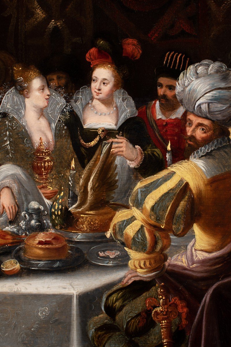 Balthazar's Feast. Frans II Francken & Workshop (1541-1642)-photo-3