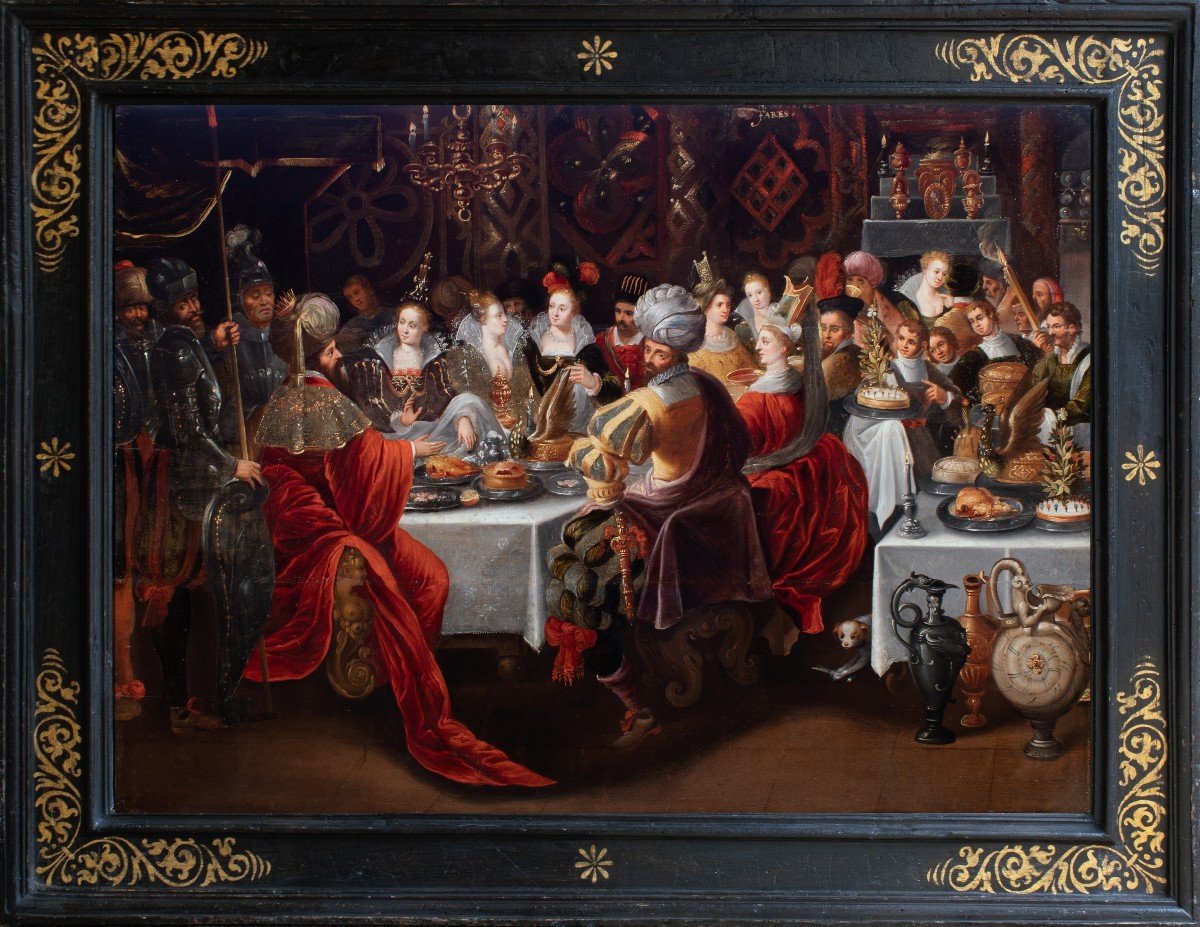Balthazar's Feast. Frans II Francken & Workshop (1541-1642)
