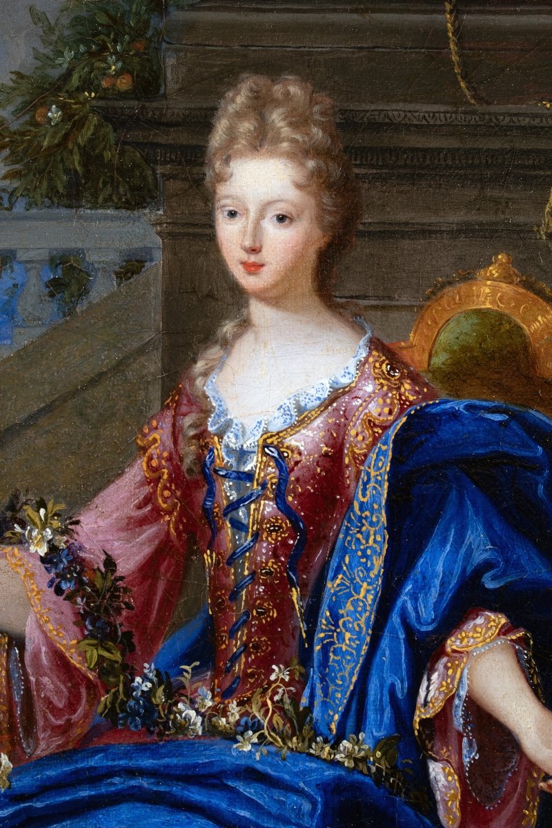 Portrait de la Duchesse du Maine. François de Troy (1645-1730)-photo-2